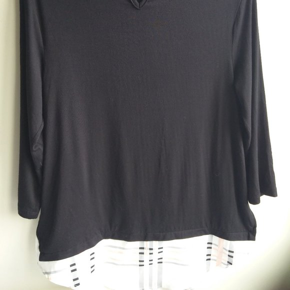 Suzy Shier 3/4 Sleeve Top, M - Picture 11 of 13